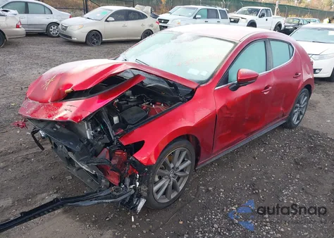2021 Mazda Mazda3 Select из США, поврежденный, VIN JM1BPBKL3M1313258